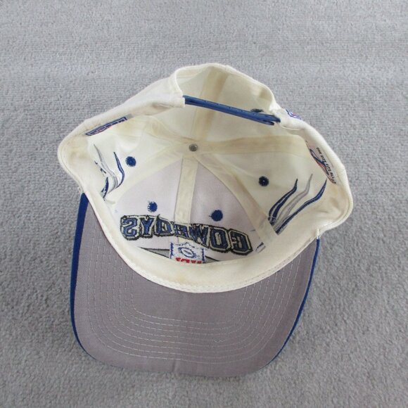 VINTAGE Dallas Cowboys Hat Cap Snapback Diamond Logo Athletic NFL Football 90s - Picture 5 of 9